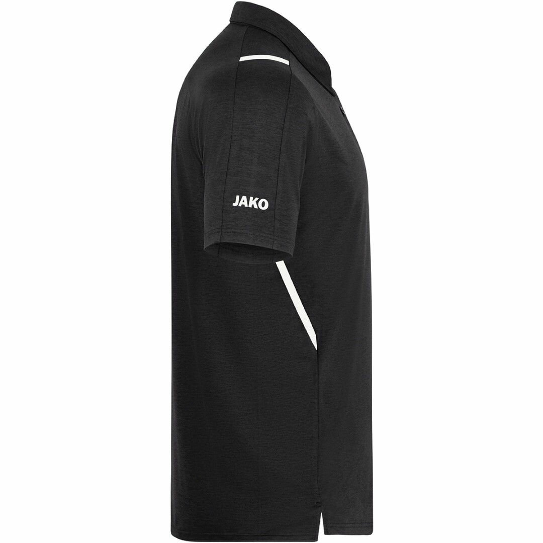 Поло спортивное JAKO, размер S, черный, белый — фото 1