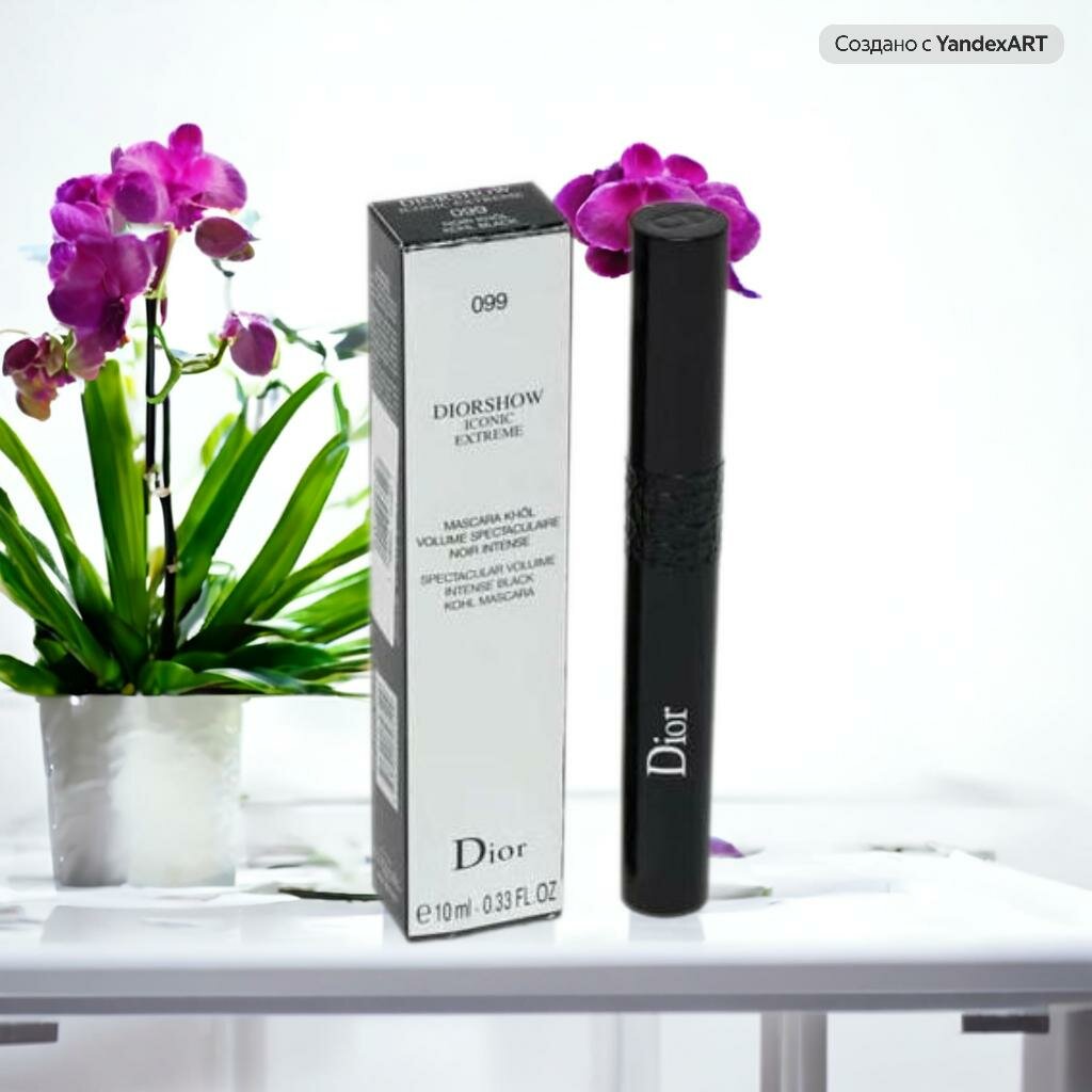 Тушь для ресниц - водостойкая, удлиняет, эффект 3D, легко смывается. — фото 1