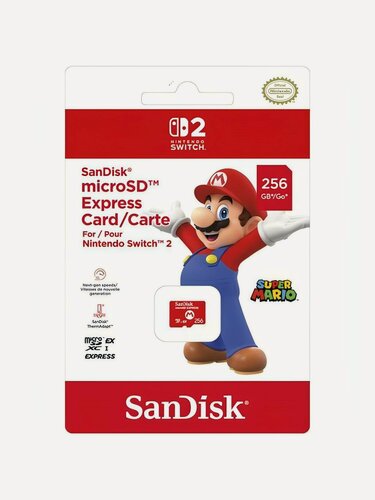 Изображение товара Карта памяти SanDisk 256Gb Express card Nintendo Switch 2