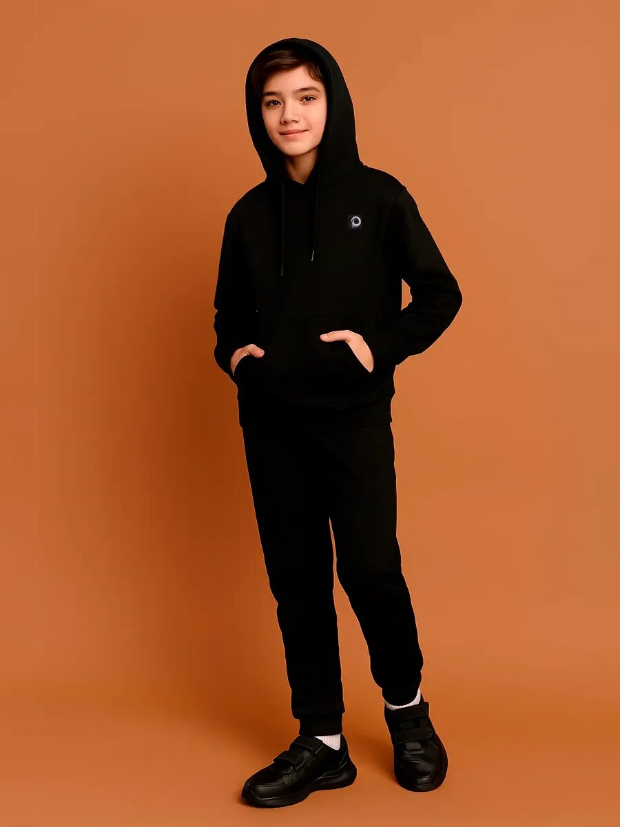 Костюм спортивный kari размер 9-10 черный