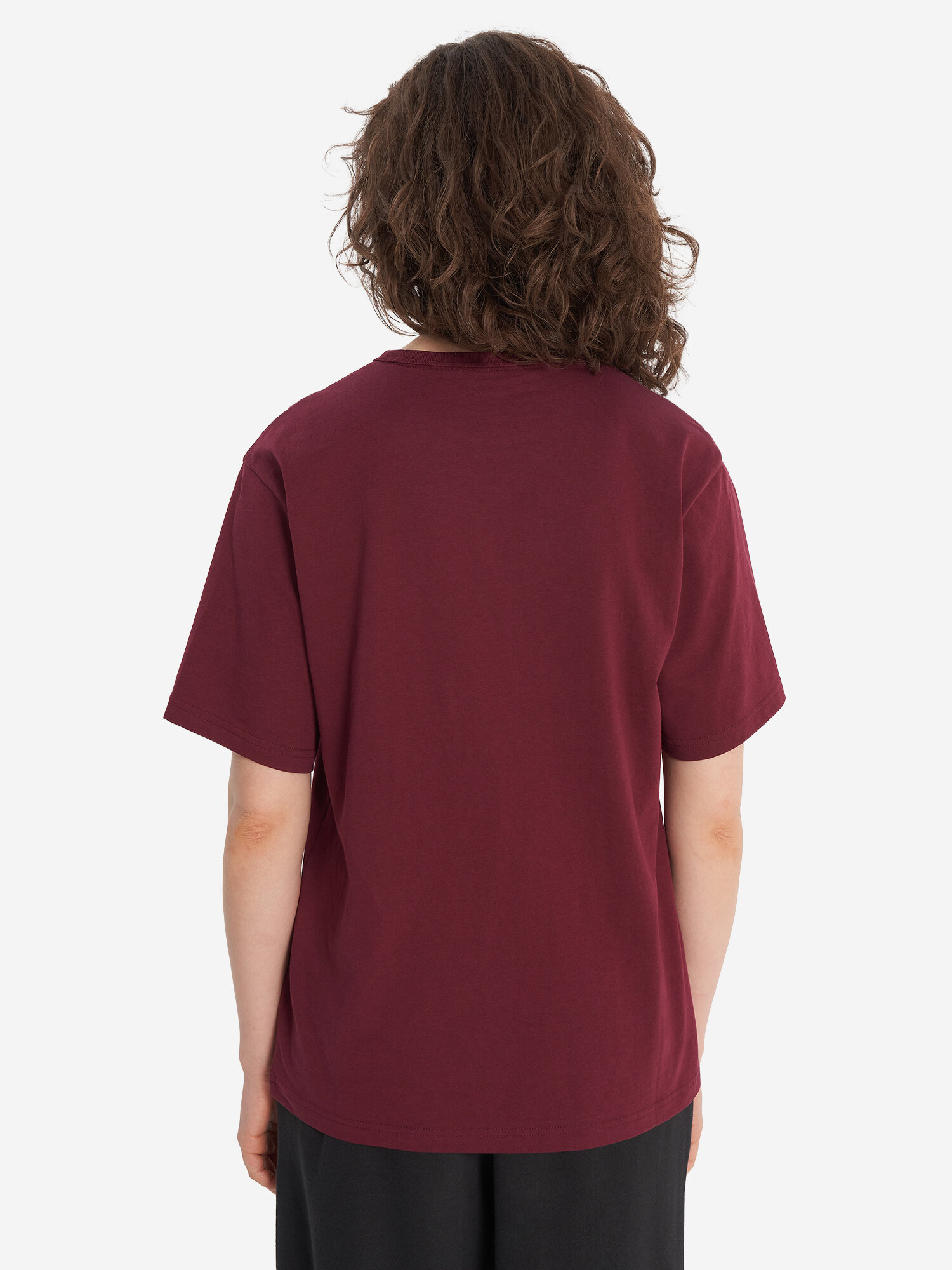 Футболка спортивная PUMA, размер M, бордовый — фото 1