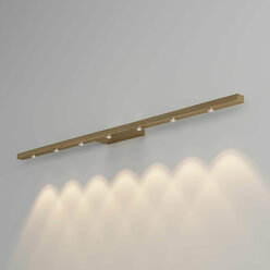 Подсветка для картин / Настенный светодиодный светильник Elektrostandard Artline 40162/LED, 10 Вт, 3000K, цвет латунь