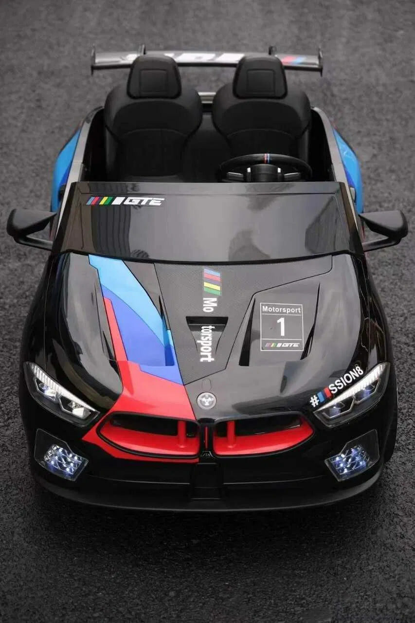 Электромобиль детский BMW M8, на 2 человека, с пультом радиоуправления