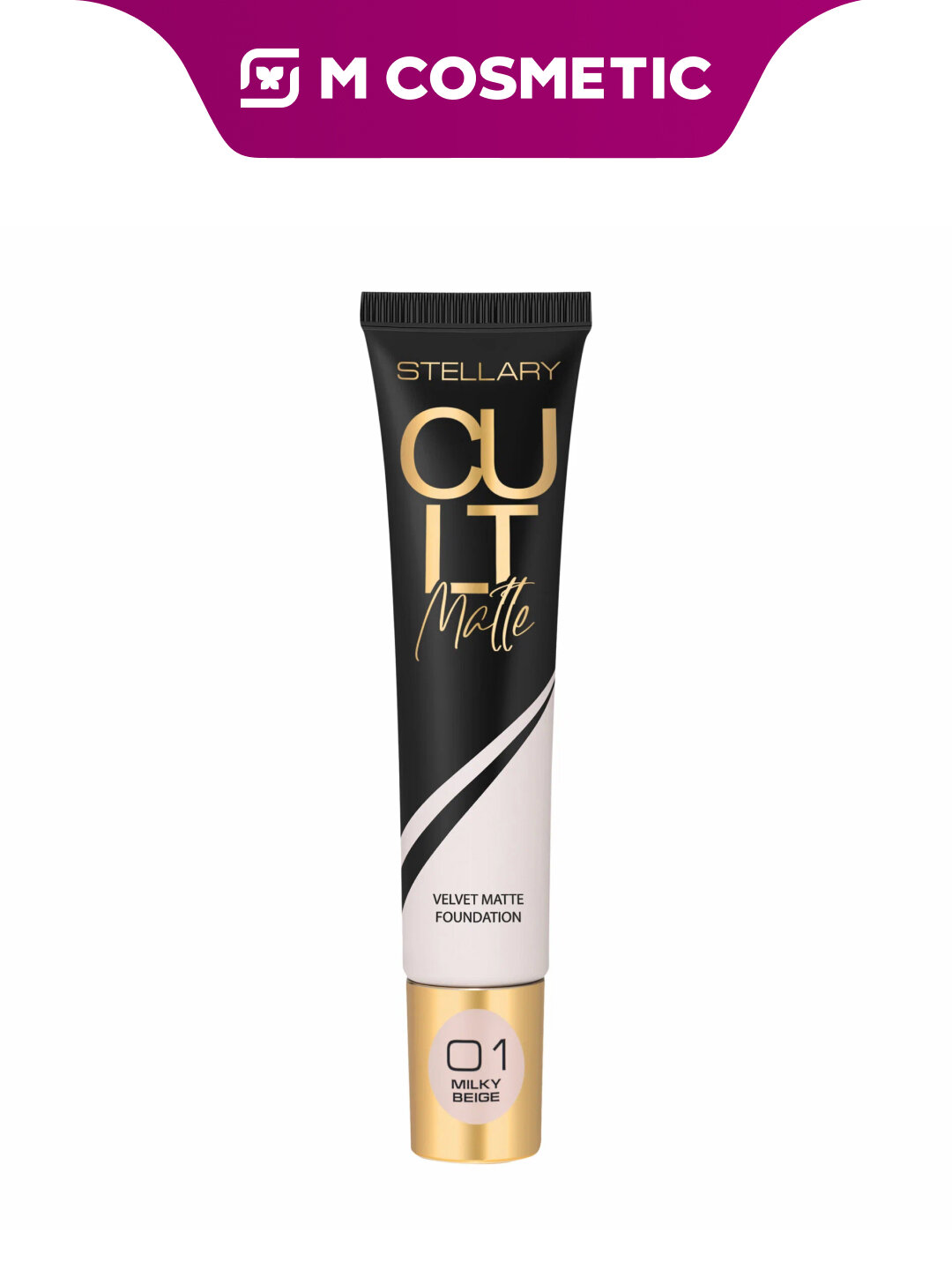 STELLARY Тональный крем Cult Matte т01 30мл