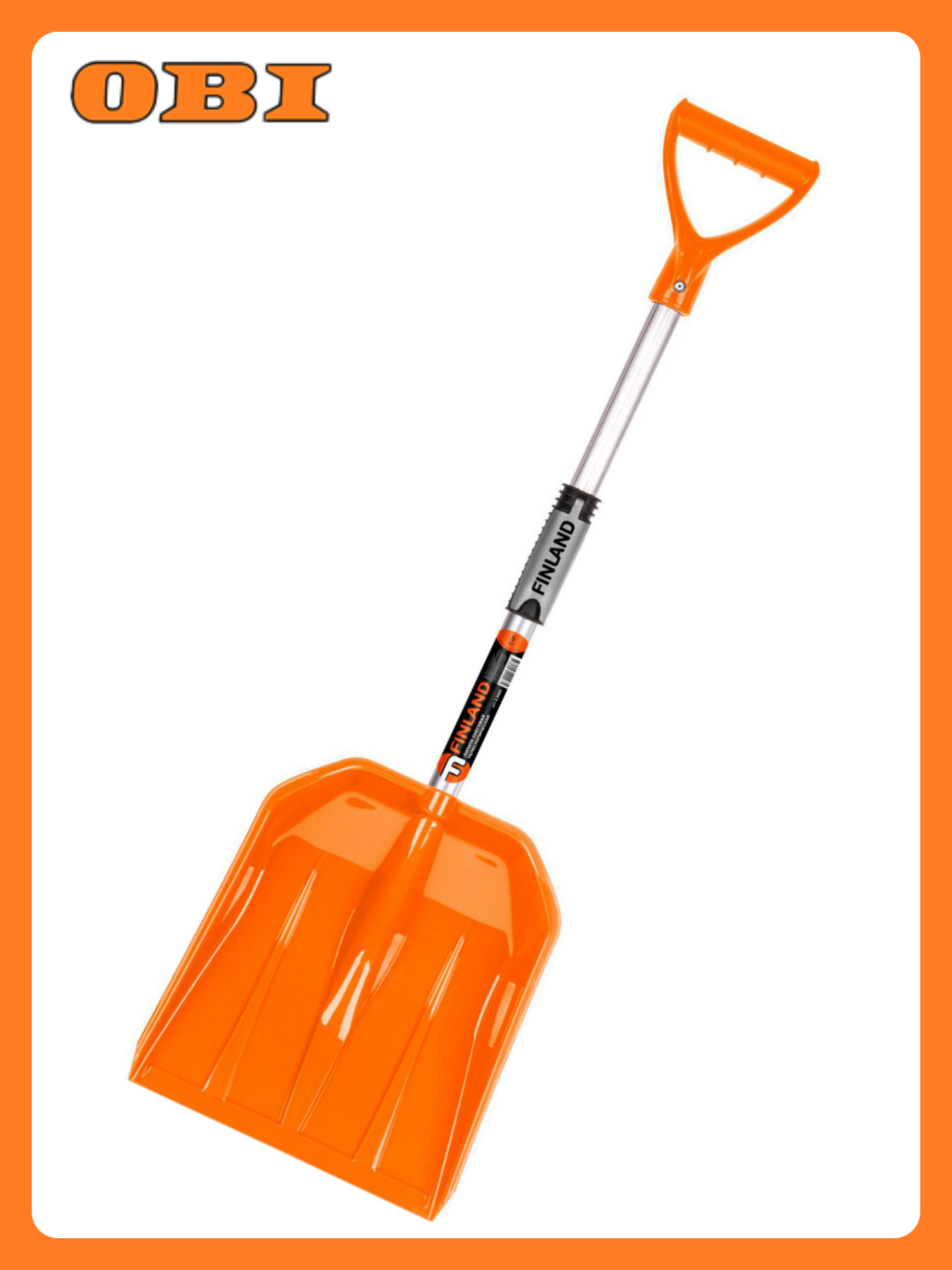 Лопата для снега FINLAND 1360 с телескопической ручкой 96 см