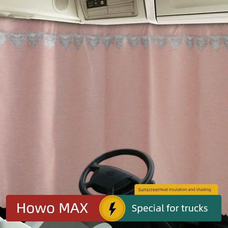 Тяжеловесная автомобильная штора для кабины Volvo MAX TS7, комплект из 3 шт. (боковые окна + заднее), с двусторонним