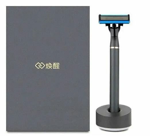 Набор для бритья в подарочной коробке Lemon Razor H600-3, алмазное покрытие.