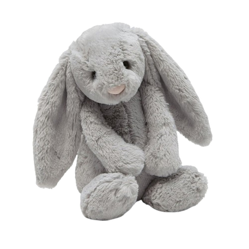Мягкая игрушка унисекс JELLYCAT Bashful Серый Зайчик Bunny