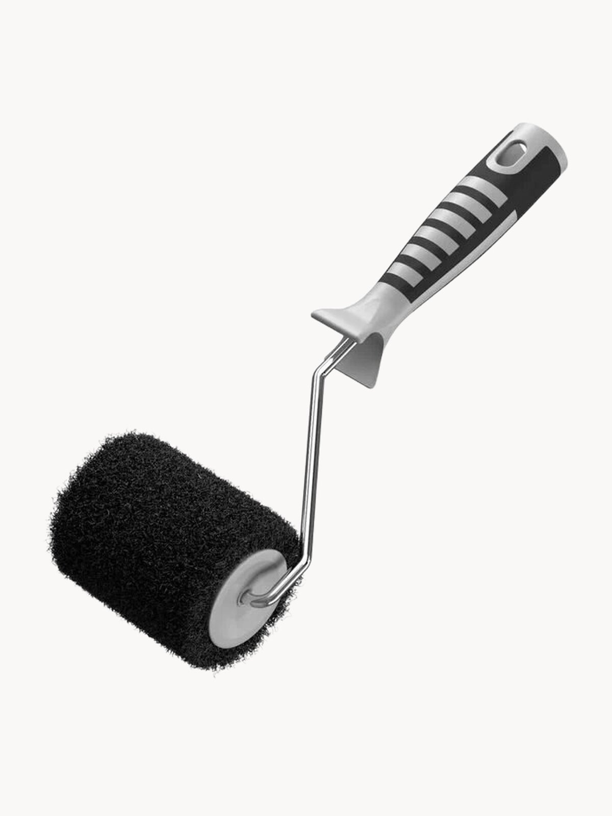 Валик для шпаклевки, ролик 100 мм, нейлон 18 мм, кронштейн 8 мм, двухкомпонентная ручка, акор Профи