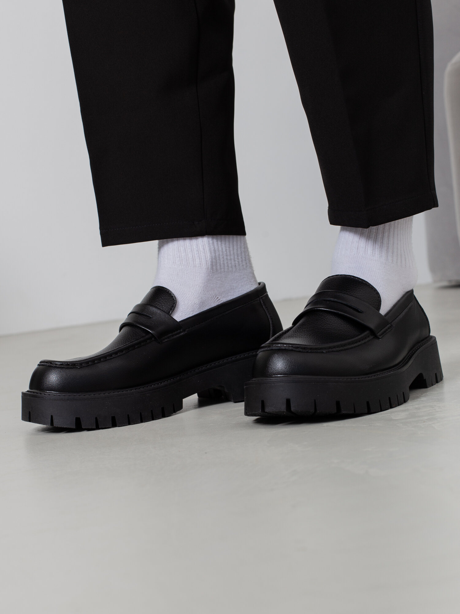 Лоферы MADMAN, размер 40, черный — фото 1