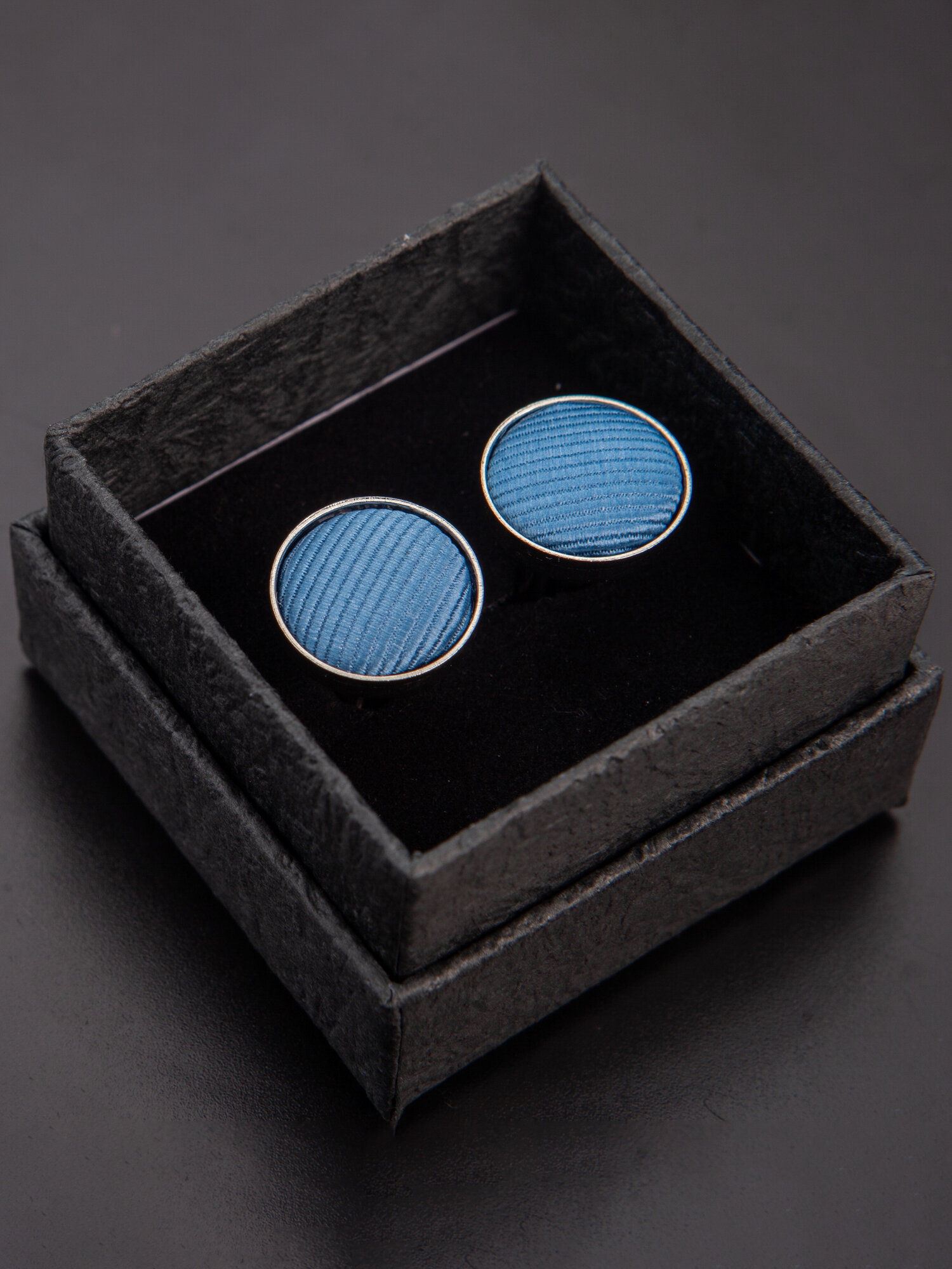 Запонки AKHA, голубой — фото 1