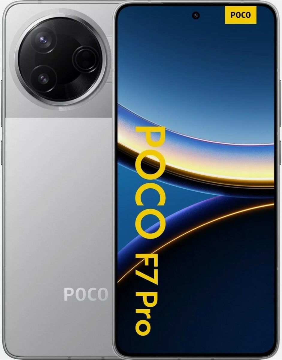 Смартфон Xiaomi Poco F7 Pro 12GB/512ГБ, Silver Qualcomm Snapdragon 8 Gen 3