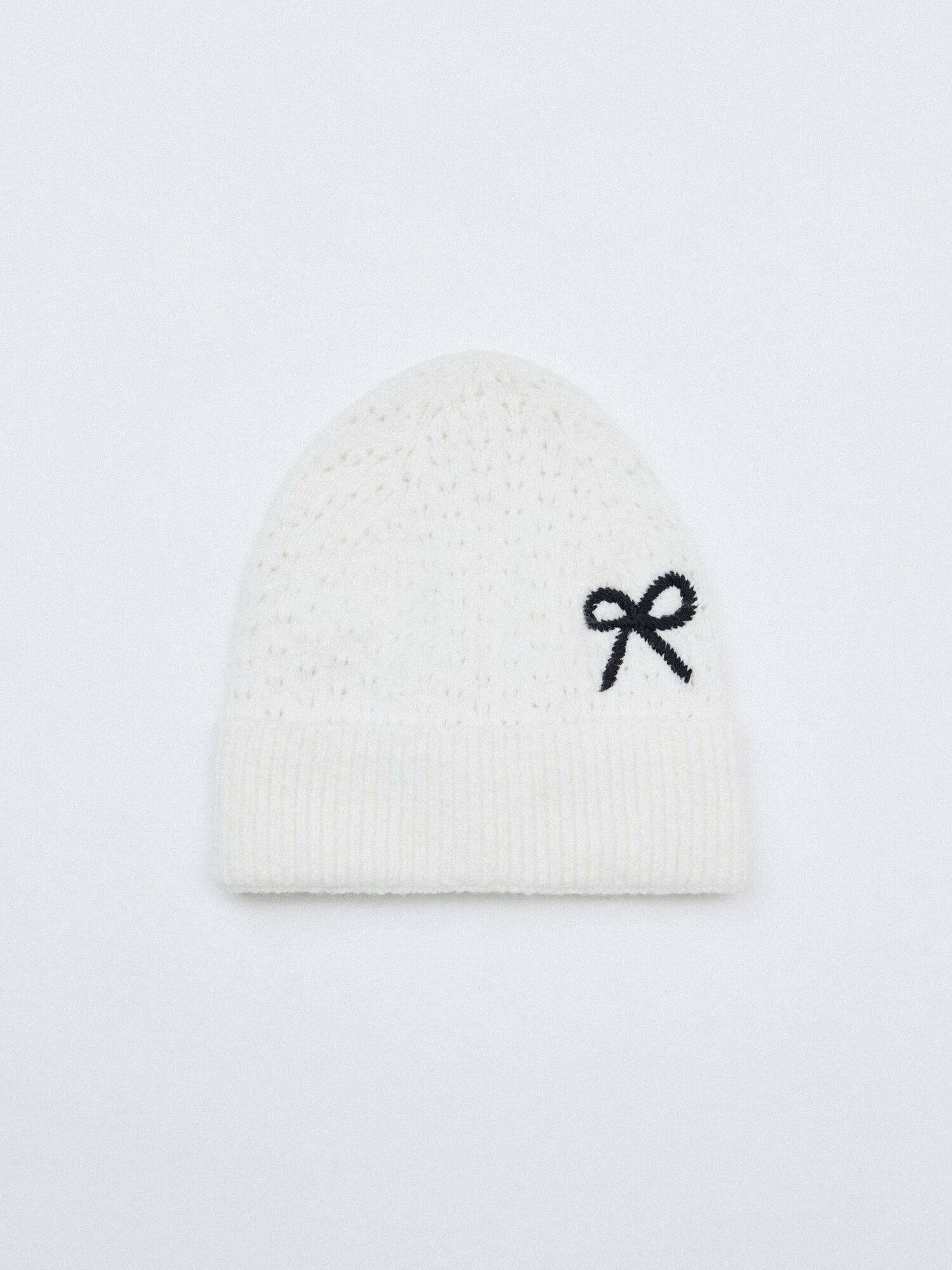 Шапка Sela для девочек размер 52 молочный