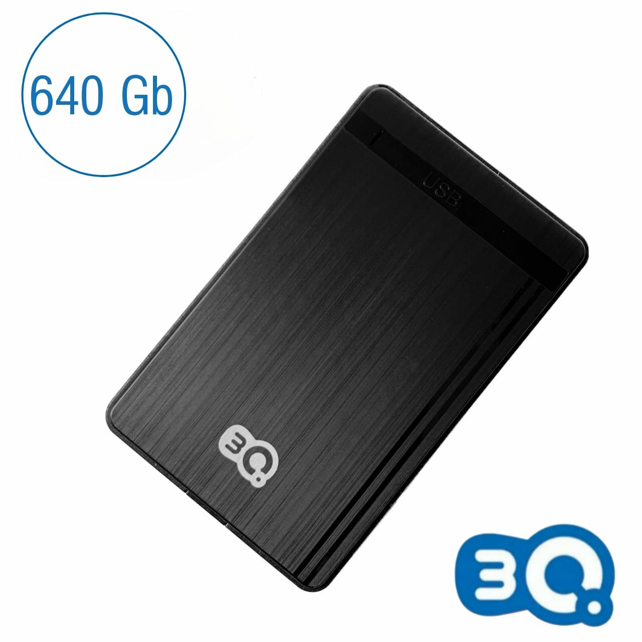 640 Гб Внешний жесткий диск USB 3.0 3Q HDD