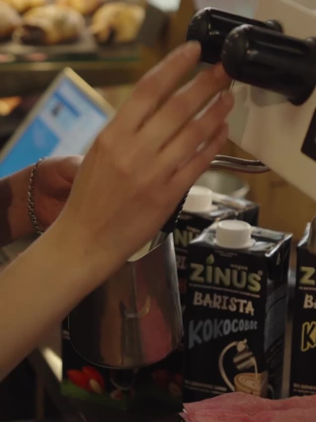 Zinus Vegan BARISTA "Кокосовое" 2.0% 1л. ТВА/коробка 4 шт/ Продукт на растительном сырье, кокосовый — фото 1