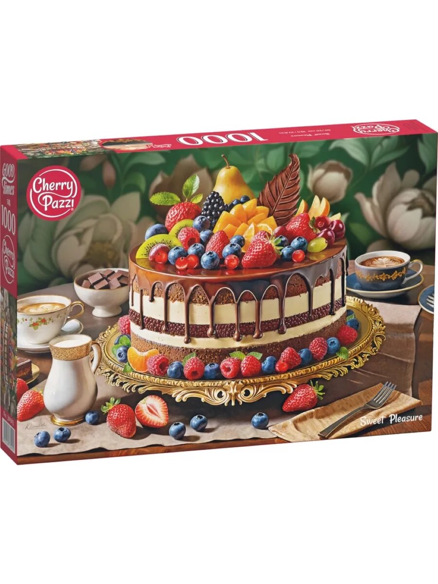 Cherry Pazzi Пазл 1000 дет. "Торт с фруктами"