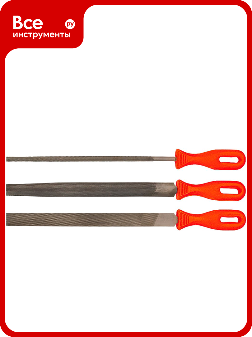 Набор напильников по металлу  3 шт   Top Tools 06A430