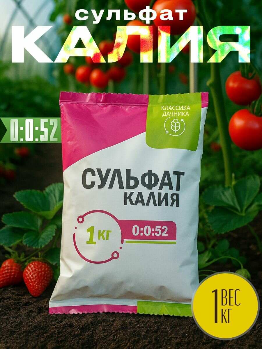 Сульфат калия для растений калийное удобрение