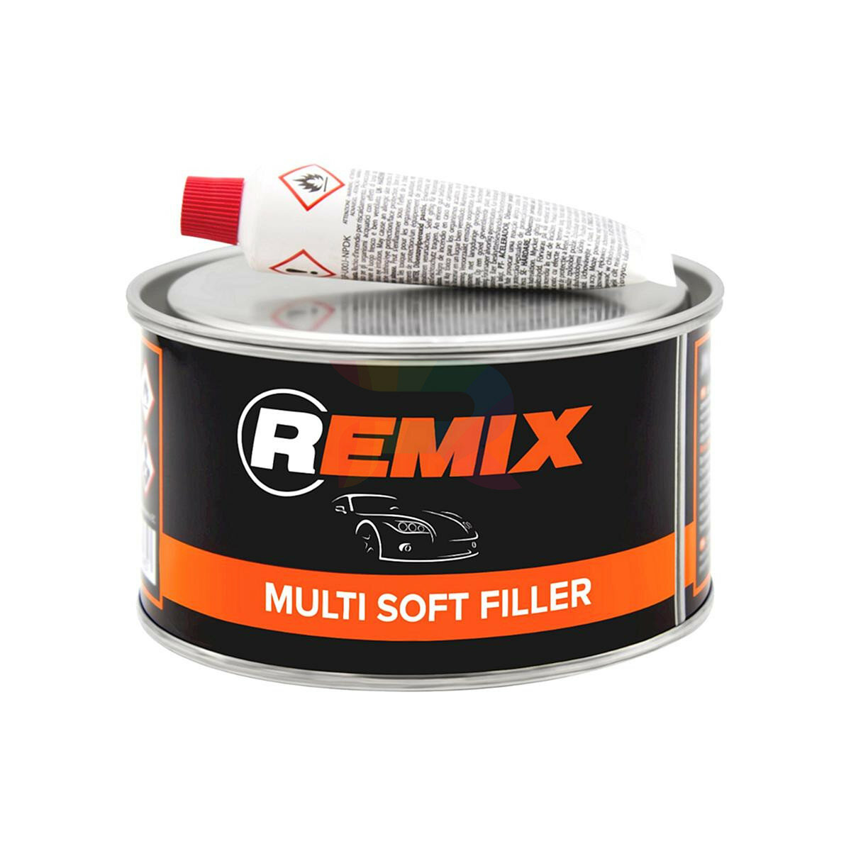Шпатлевка автомобильная универсальная Remix RM-MSF-380 Multi Soft Filler 2K полиэфирная 038 кг.