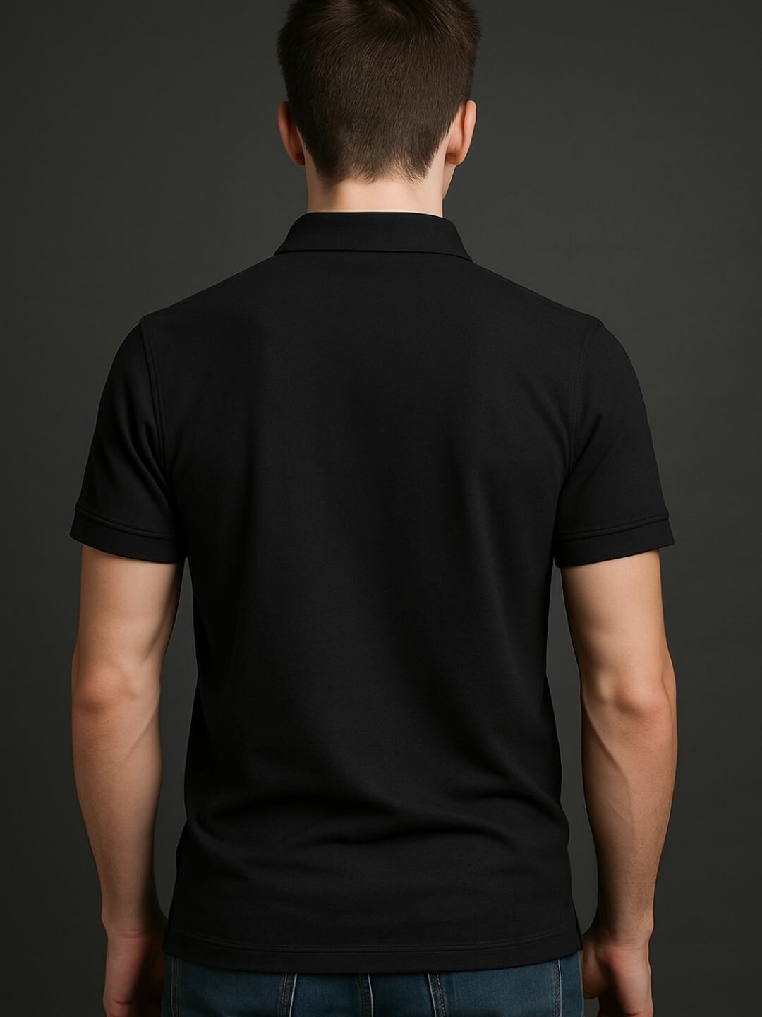 Поло DNZ, размер L, черный — фото 1