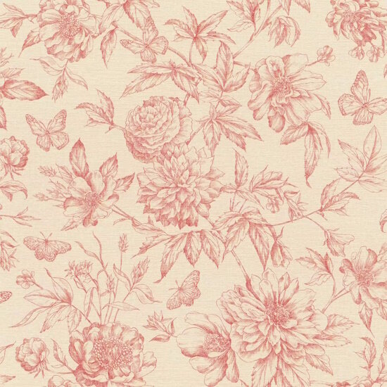 Обои Rasch Peonies 793949 винил на флизелине поверхность матовая размер рулона 053х1005 Германия
