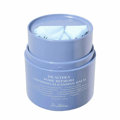 фото Dr. althea успокаивающий гидрофильный бальзам pore refresh grinding cleansing balm 50 мл.