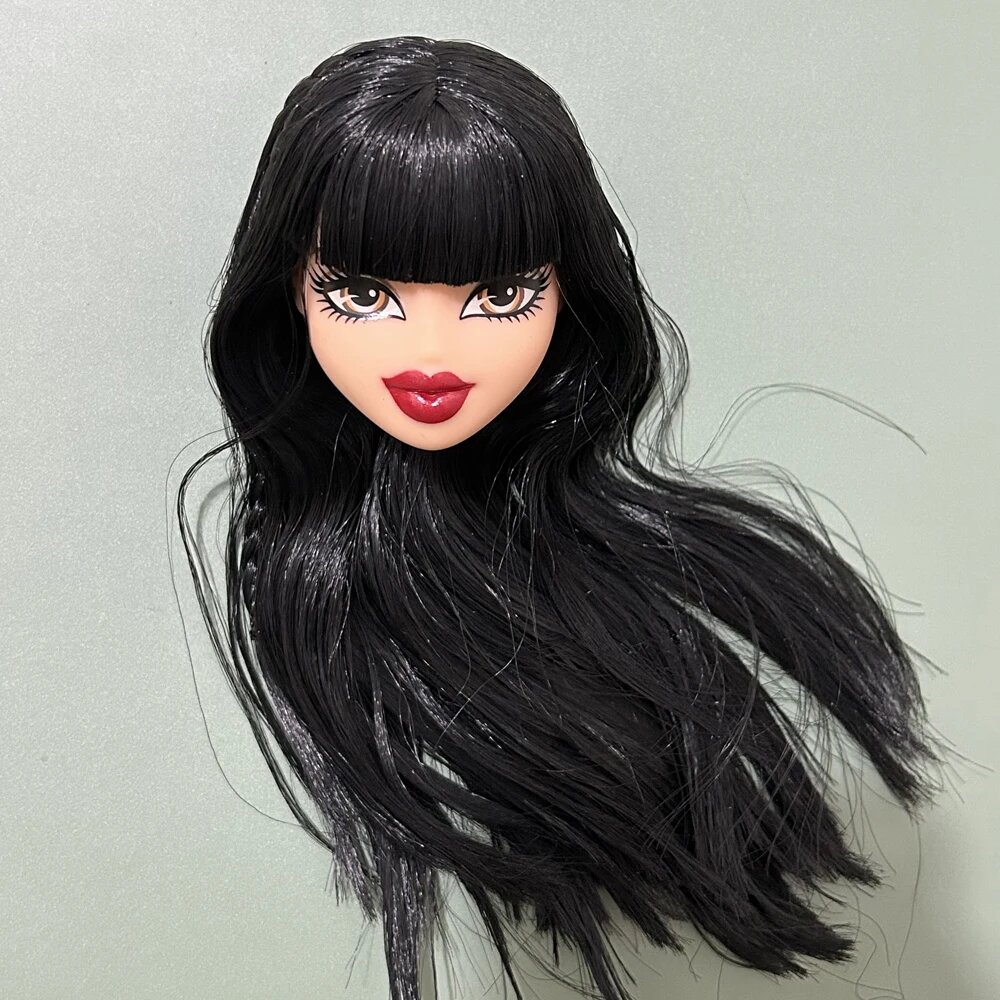 Голова куклы Bratz с черными волосами, цвет A