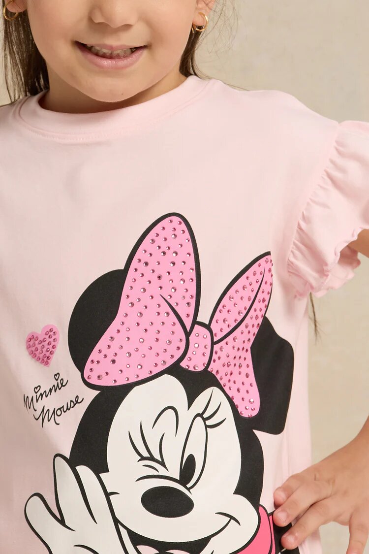 Футболка REDTAG, размер 6-7 лет, розовый — фото 1