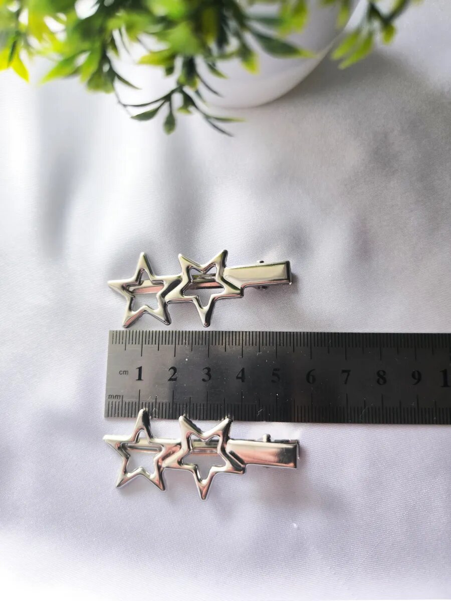 Заколки для волос "LovelyHeirstyle", цвет серебристый, 8 шт. — фото 1