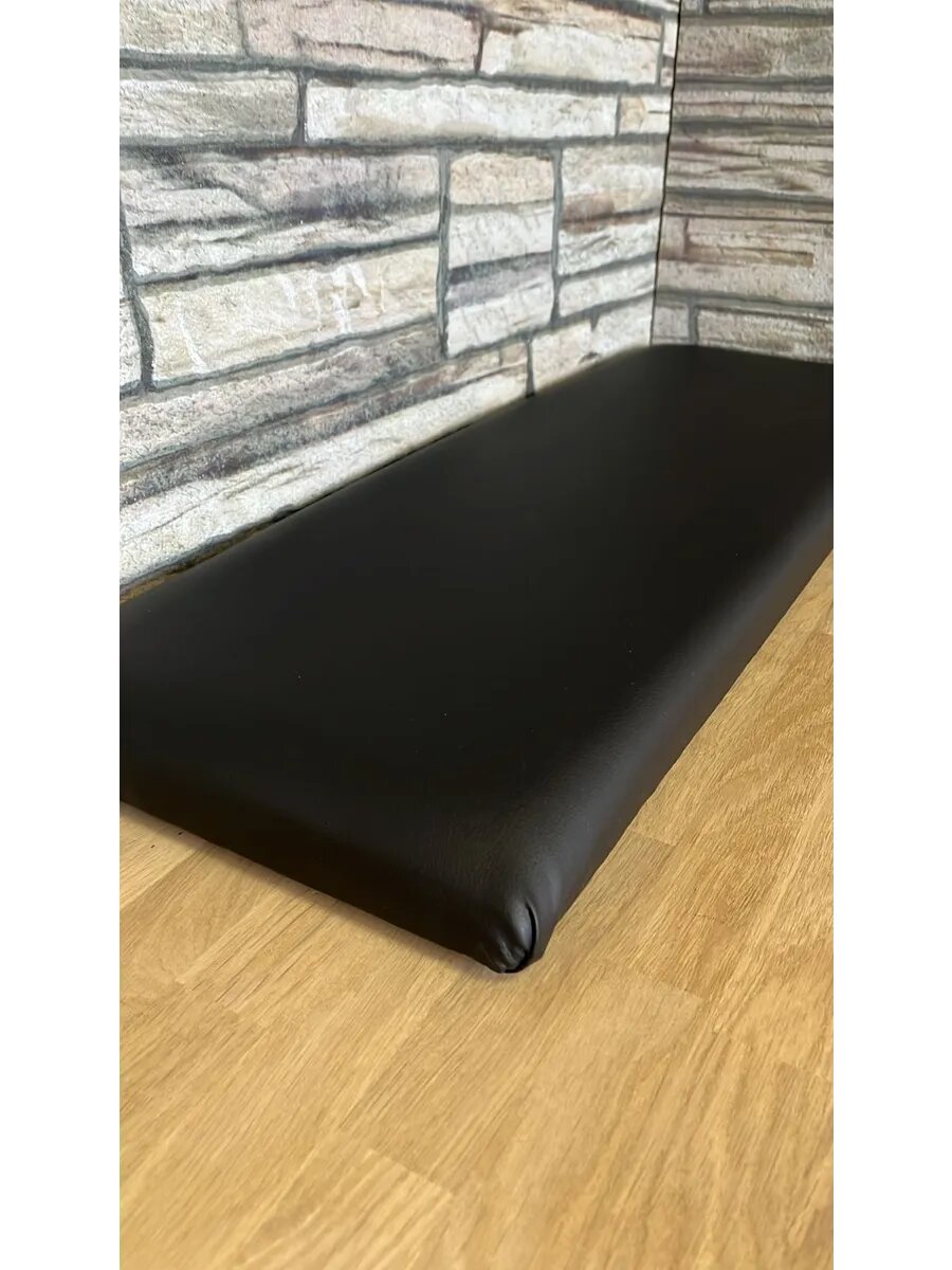 Сидушка на банкетку, обувницу, Студия кованой мебели Нива, размер 70х28 см, цвет черный — фото 1