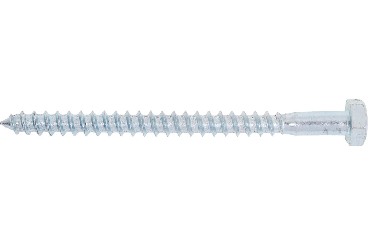 Болт сантехнический жесть DIN 571 6x80 мм 2 шт европодвес УТ-00004631