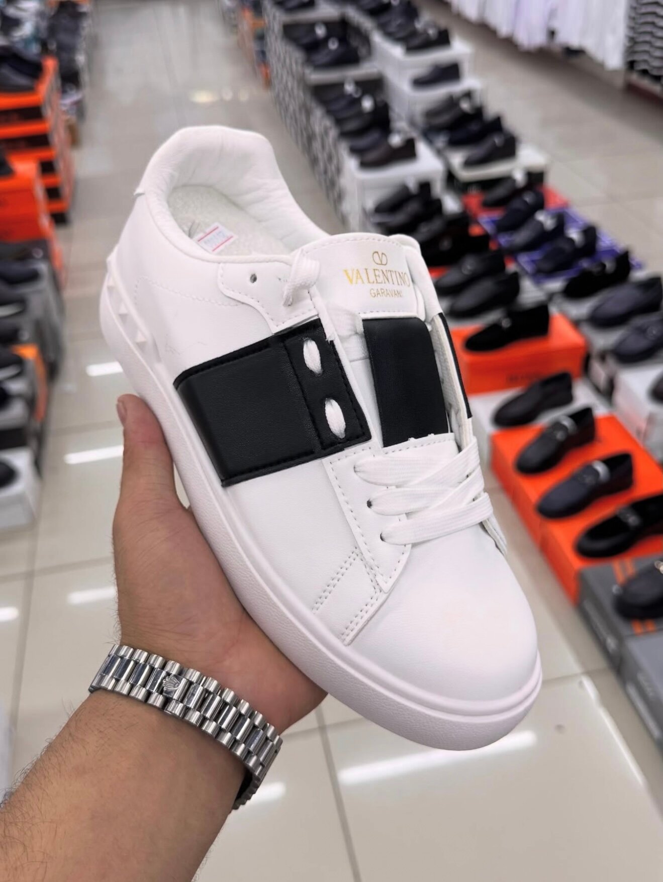 Кроссовки Valentino 1 Low, размер 40, черный