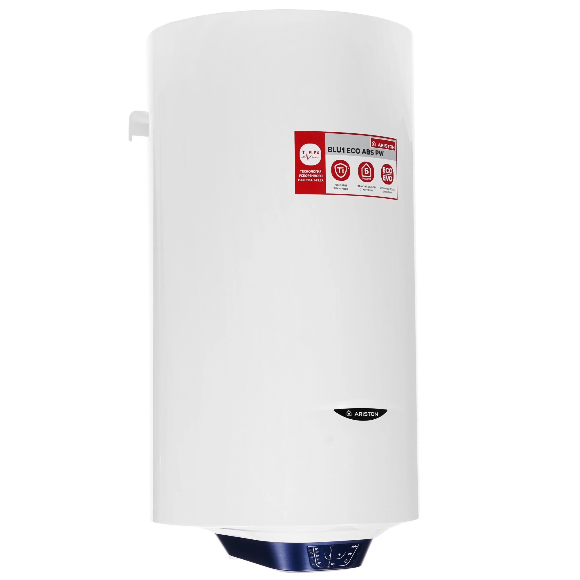 Водонагреватель электрический Ariston BLU1 ECO ABS PW 100 V накопительный установка вертикальная 100 л эмаль
