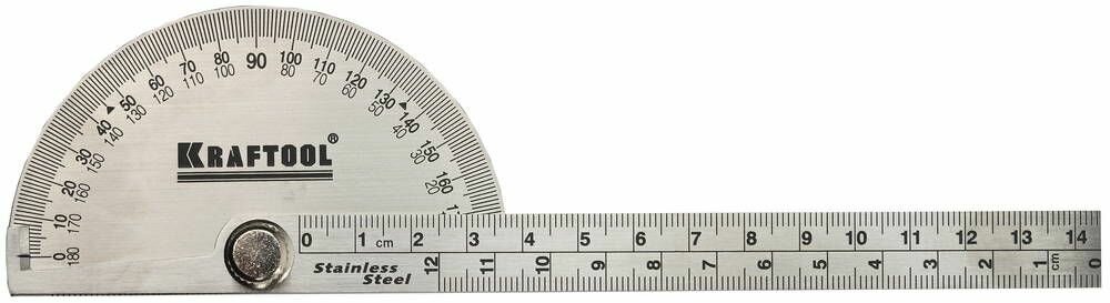Транспортир KRAFTOOL Protractor, 145 мм 34290