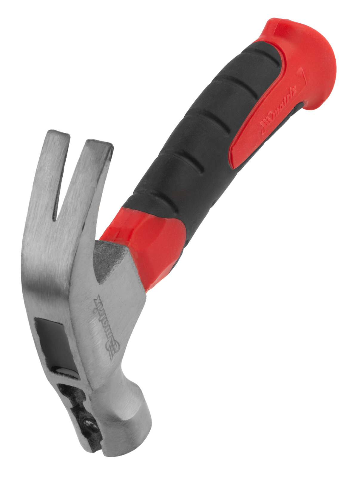 Молоток-гвоздодер мини Matrix 250 г боек с магнитом фибергласовая двухкомпонентная рукоятка 10443