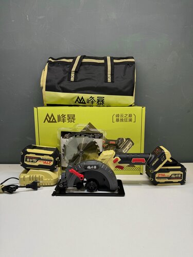 Изображение товара FENG BAO Аккумуляторная циркулярная пила 150мм, 2 АКБ 6а. ч. З/у