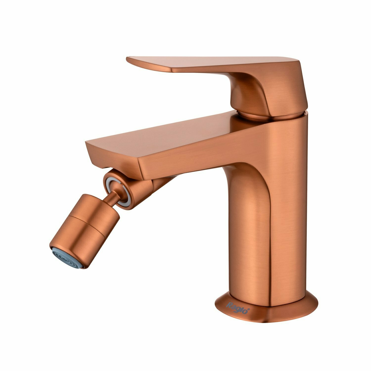 Смеситель Raglo "R07.50.33" для биде, латунь, квадратный, матовая медь