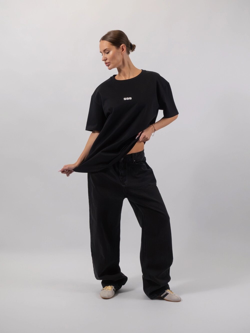 Футболка ssswear Base, размер Big, onyx black