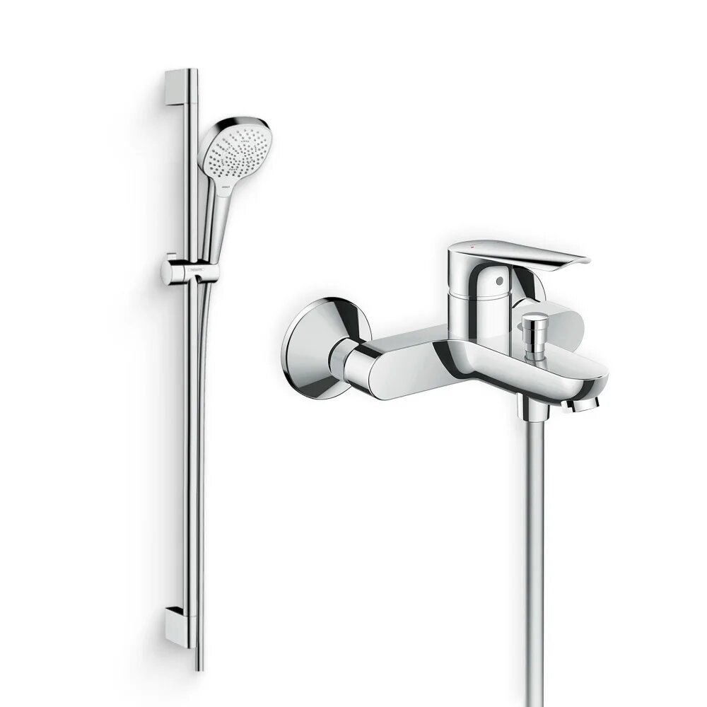 Душевой комплект Смеситель Hansgrohe Logis E 71403000 / Гарнитур Croma Select E Multi 26590400