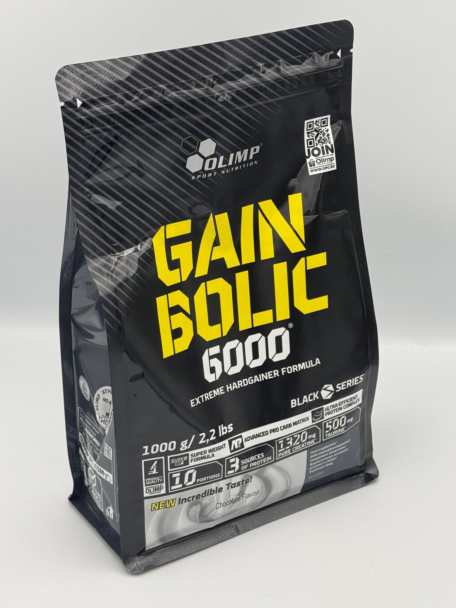 Гейнер Olimp GAIN BOLIC, для набора массы, 1 кг, шоколадный вкус