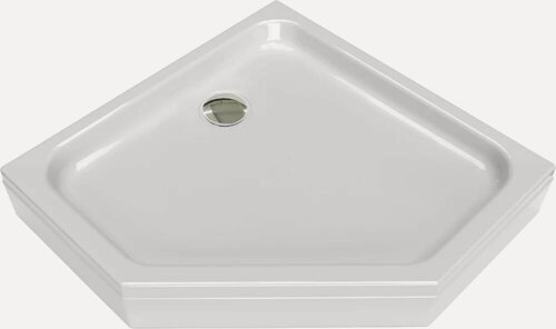 Изображение товара Поддон для душа Niagara Nova NG-90-90D RUS 89x89 см, акриловый, пятиугольный, средний, с антискользящим покрытием, китайский