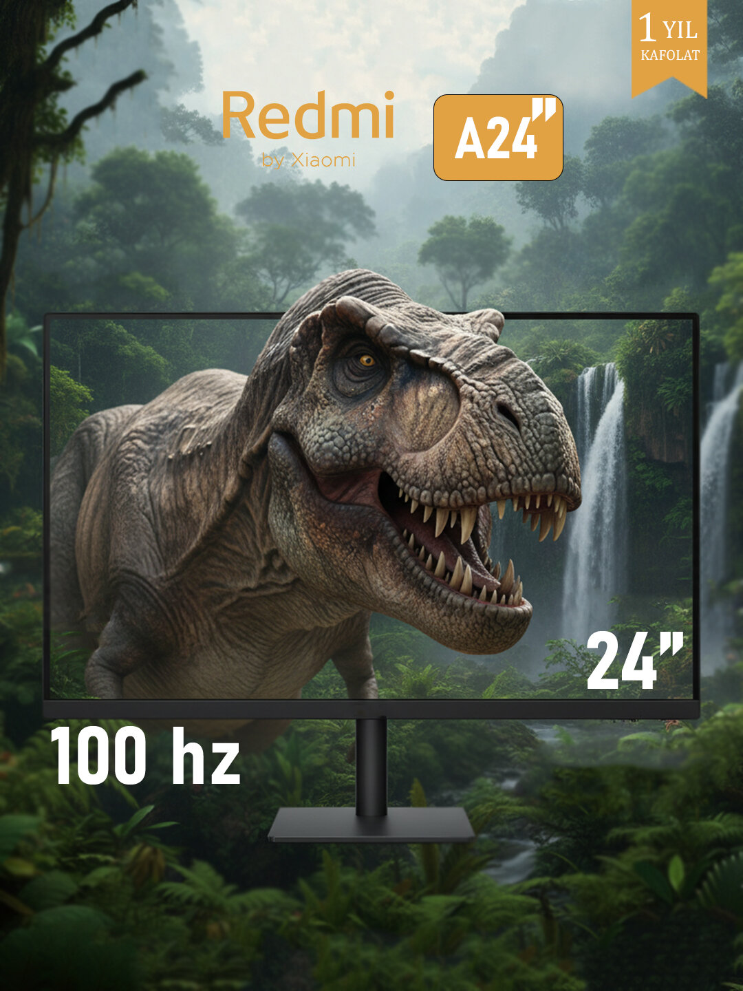 Монитор Xiaomi Redmi 1A, 24", 1920 x 1080, 100Hz, IPS, черный