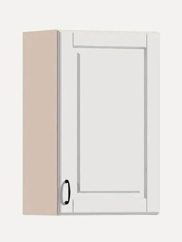 Изображение товара Кухонный модуль столплит Регина РП-45 навесной, с полками, ЛДСП, МДФ, Песочный/ Белый, 45х72х30 см