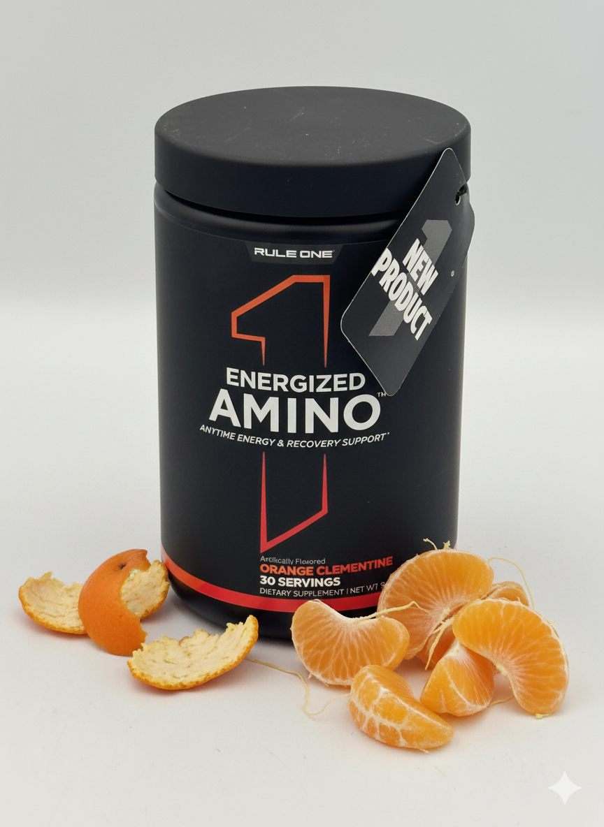 RULE1 energized Amino 30serv orange clementine вкус оранге слементине аминокислоты
