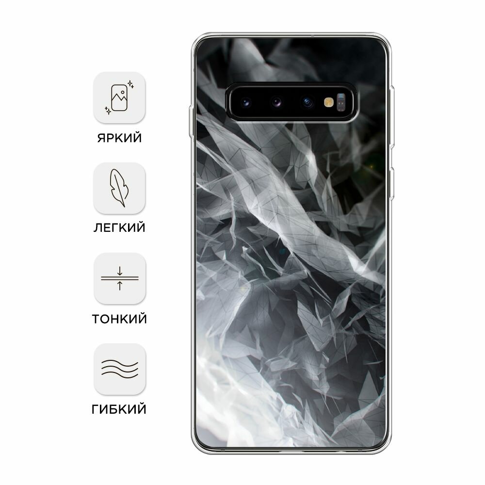 Чехол на Samsung Galaxy S10 / Самсунг Галакси S10 с принтом "Абстракция 9" — фото 1