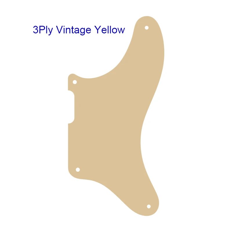 Pleroo гитарная накладка для Cabronita Tele с пикапом TV Jones Светло-желтый 3Ply Vintage Yellow