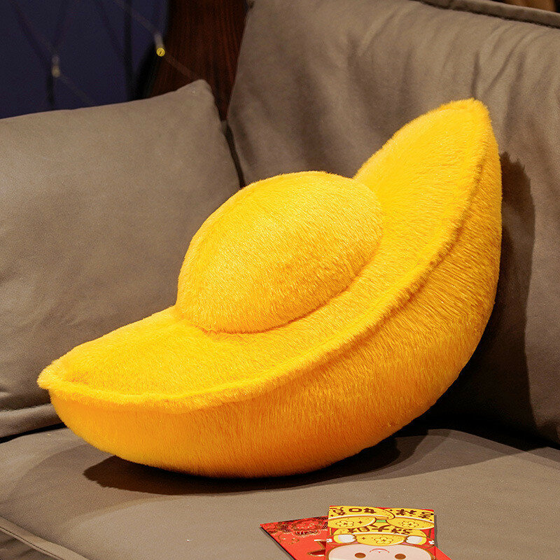 Подушка для дивана с вышитой рыбкой кои голубой с роскошной плюшевой тканью для отдыха 40x20 см