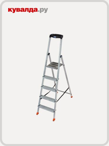 Изображение товара Стремянка алюминиевая KRAUSE MONTO SAFETY 5 ступеней