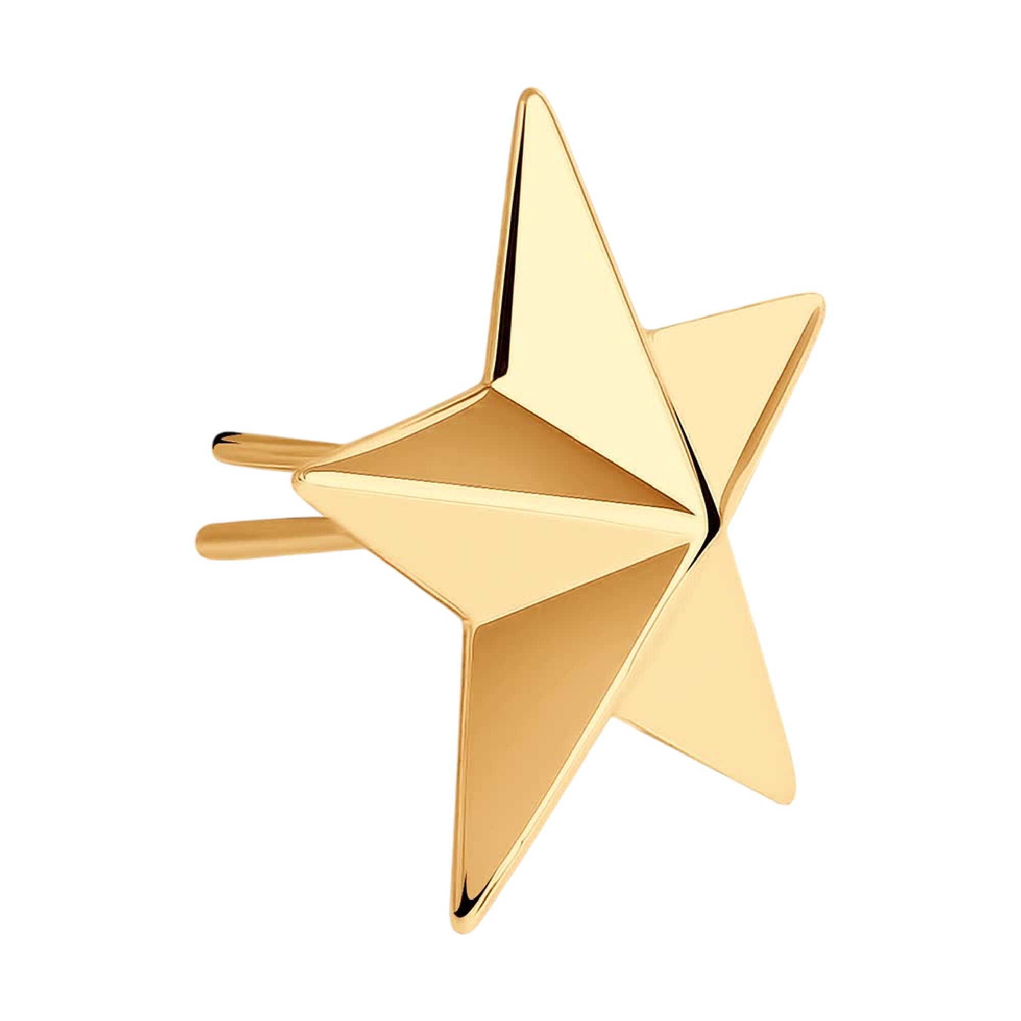 Знак различия ВС Diamant online, красное золото, 585 проба, , золотистый — фото 1