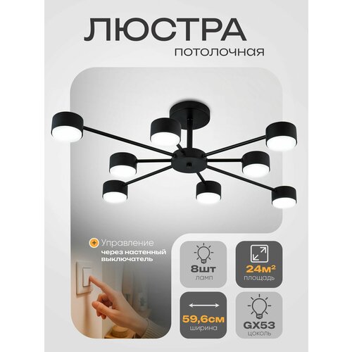 фото Wedo light люстра потолочная на кухню, в спальню, гостиную, зал